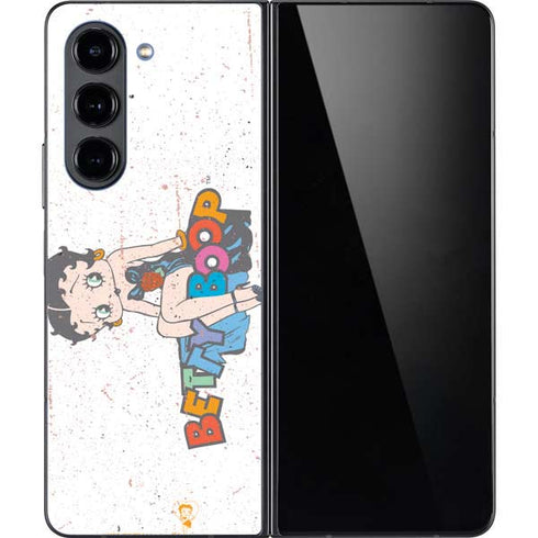 Betty Boop Splatter Galaxy Z Fold5 5G Skin